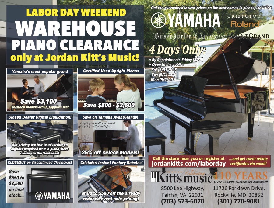 Labor Day Piano Sale 2024