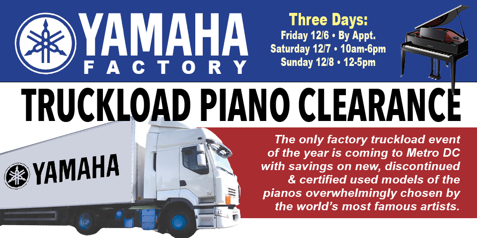 Yamaha Truckload Piano Sale