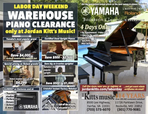 Labor Day Piano Clearance 2025